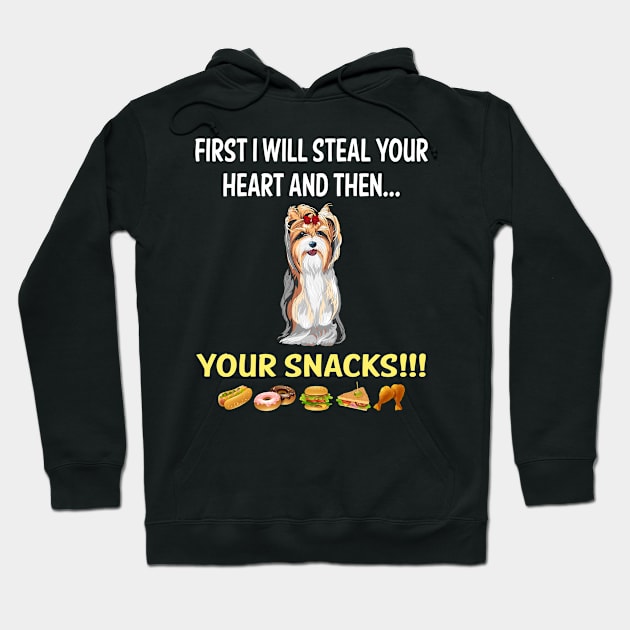 Steal Heart Yorkshire Terrier 54 Hoodie by blakelan128